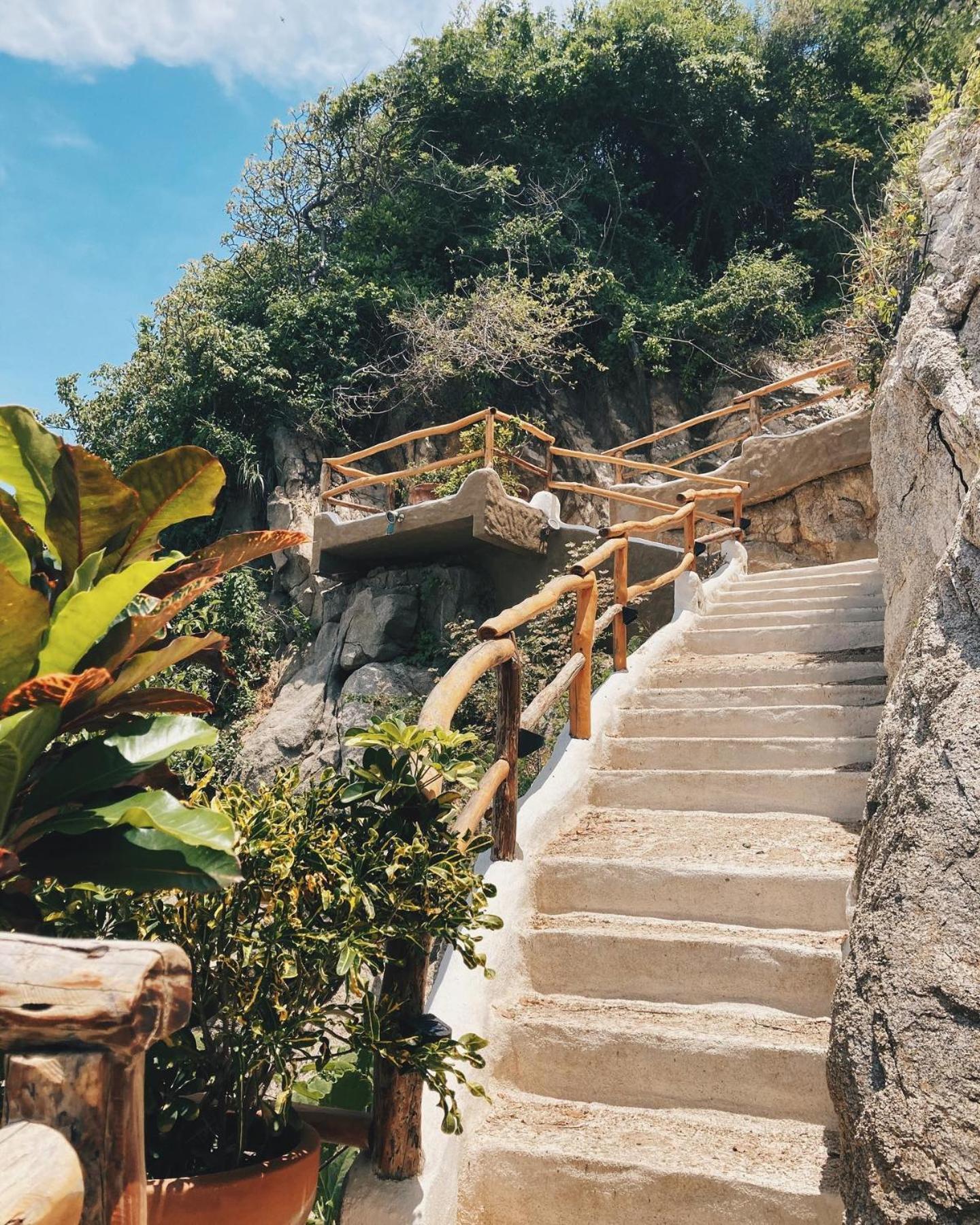 Hotel El Risco Cuatunalco Bagian luar foto