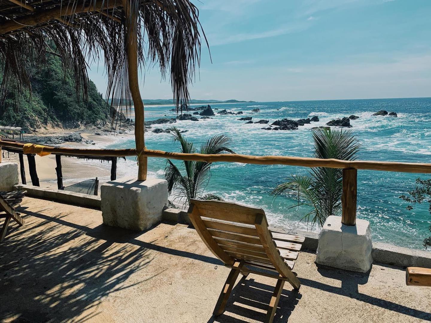 Hotel El Risco Cuatunalco Bagian luar foto